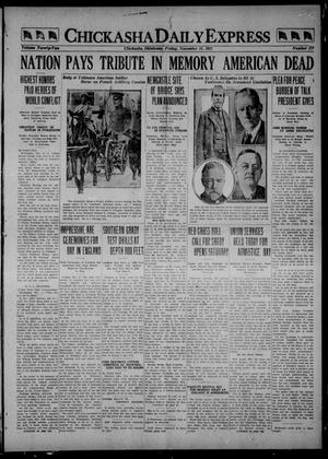 Chickasha Daily Express (Chickasha, Okla.), Vol. 22, No. 177, Ed. 1 Friday, November 11, 1921