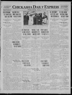 Chickasha Daily Express (Chickasha, Okla.), Vol. 21, No. 93, Ed. 1 Saturday, April 17, 1920