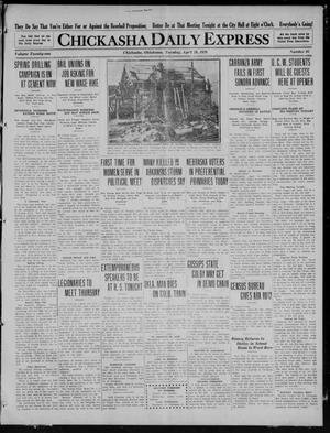 Chickasha Daily Express (Chickasha, Okla.), Vol. 21, No. 95, Ed. 1 Tuesday, April 20, 1920