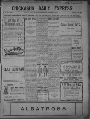 Chickasha Daily Express (Chickasha, Indian Terr.), Vol. 11, No. 302, Ed. 1 Friday, December 5, 1902