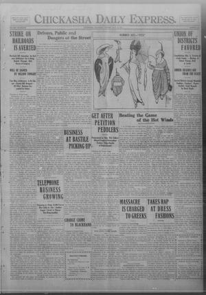Chickasha Daily Express. (Chickasha, Okla.), Vol. FOURTEEN, No. 168, Ed. 1 Tuesday, July 15, 1913