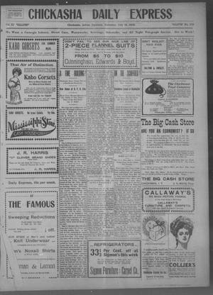 Chickasha Daily Express (Chickasha, Indian Terr.), Vol. 11, No. 170, Ed. 1 Saturday, July 18, 1903