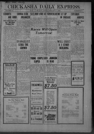 Chickasha Daily Express. (Chickasha, Okla.), Vol. 10, No. 217, Ed. 1 Tuesday, September 21, 1909