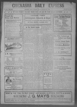 Chickasha Daily Express. (Chickasha, Indian Terr.), Vol. 12, No. 176, Ed. 1 Friday, November 20, 1903