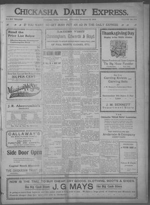 Chickasha Daily Express. (Chickasha, Indian Terr.), Vol. 12, No. 179, Ed. 1 Wednesday, November 25, 1903