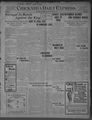 Chickasha Daily Express. (Chickasha, Okla.), Vol. 11, No. 237, Ed. 1 Wednesday, October 5, 1910