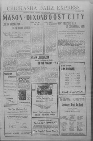 Chickasha Daily Express. (Chickasha, Indian Terr.), Vol. 8, No. 250, Ed. 1 Friday, October 25, 1907