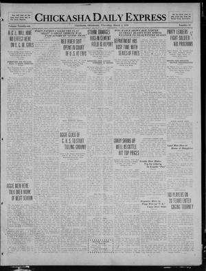 Chickasha Daily Express (Chickasha, Okla.), Vol. 21, No. 55, Ed. 1 Thursday, March 4, 1920
