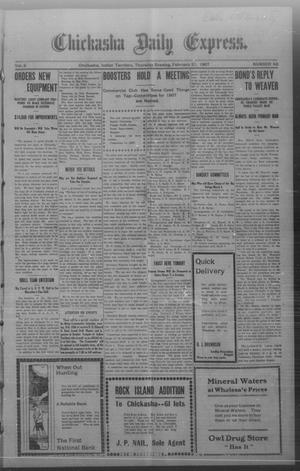 Chickasha Daily Express. (Chickasha, Indian Terr.), Vol. 8, No. 43, Ed. 1 Thursday, February 21, 1907