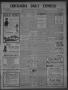 Thumbnail image of item number 1 in: 'Chickasha Daily Express (Chickasha, Indian Terr.), Vol. 11, No. 13, Ed. 1 Friday, January 16, 1903'.