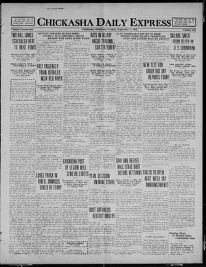 Chickasha Daily Express (Chickasha, Okla.), Vol. 21, No. 212, Ed. 1 Friday, September 3, 1920