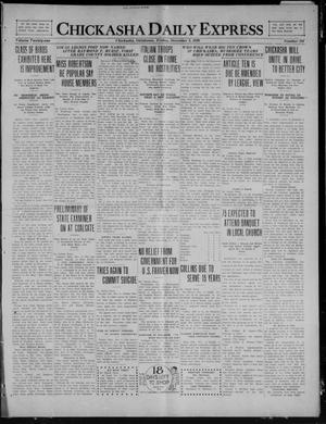 Chickasha Daily Express (Chickasha, Okla.), Vol. 21, No. 288, Ed. 1 Friday, December 3, 1920