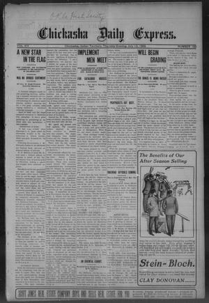 Chickasha Daily Express. (Chickasha, Indian Terr.), Vol. 14, No. 165, Ed. 1 Thursday, July 13, 1905