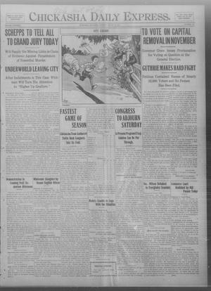Chickasha Daily Express. (Chickasha, Okla.), Vol. THIRTEEN, No. 197, Ed. 1 Monday, August 19, 1912