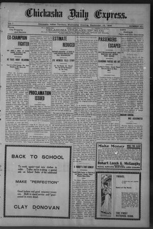 Chickasha Daily Express. (Chickasha, Indian Terr.), Vol. 7, No. 231, Ed. 1 Wednesday, September 19, 1906
