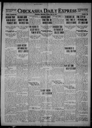 Chickasha Daily Express (Chickasha, Okla.), Vol. 22, No. 129, Ed. 1 Friday, September 16, 1921