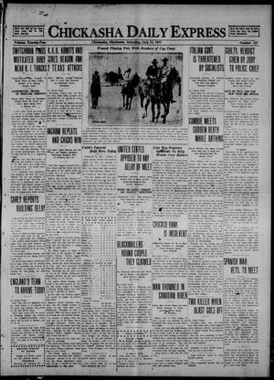 Chickasha Daily Express (Chickasha, Okla.), Vol. 22, No. 183, Ed. 1 Saturday, July 23, 1921