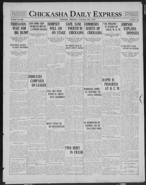 Chickasha Daily Express (Chickasha, Okla.), Vol. 20, No. 159, Ed. 1 Saturday, July 5, 1919