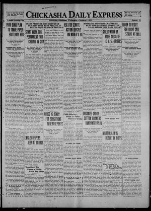 Chickasha Daily Express (Chickasha, Okla.), Vol. 22, No. 34, Ed. 1 Wednesday, February 9, 1921