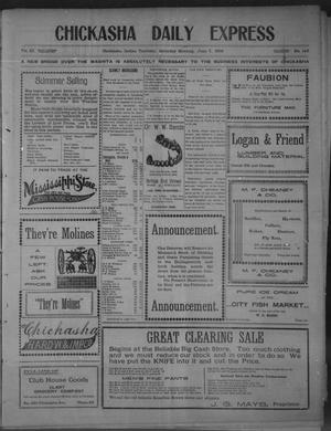 Chickasha Daily Express (Chickasha, Indian Terr.), Vol. 11, No. 142, Ed. 1 Saturday, June 7, 1902