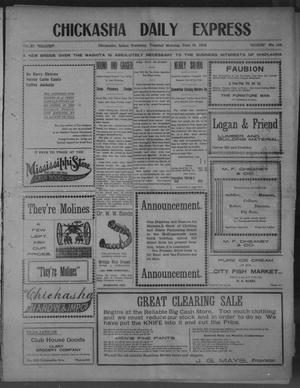 Chickasha Daily Express (Chickasha, Indian Terr.), Vol. 11, No. 144, Ed. 1 Tuesday, June 10, 1902