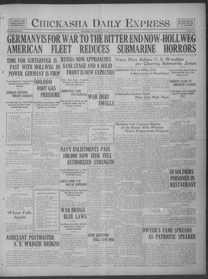 Chickasha Daily Express (Chickasha, Okla.), Vol. 18, No. 118, Ed. 1 Thursday, May 17, 1917