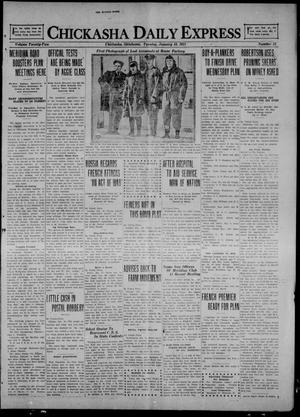 Chickasha Daily Express (Chickasha, Okla.), Vol. 22, No. 15, Ed. 1 Tuesday, January 18, 1921