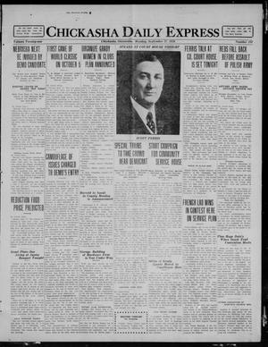 Chickasha Daily Express (Chickasha, Okla.), Vol. 21, No. 231, Ed. 1 Monday, September 27, 1920