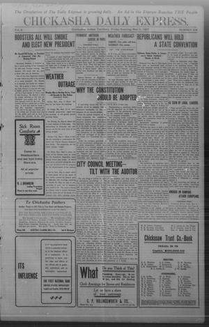 Chickasha Daily Express. (Chickasha, Indian Terr.), Vol. 8, No. 104, Ed. 1 Friday, May 3, 1907