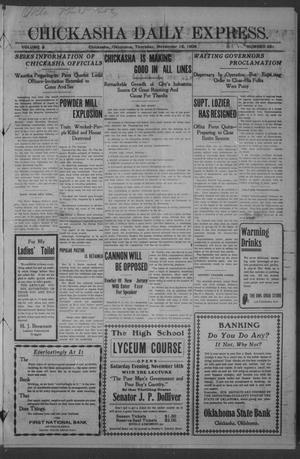 Chickasha Daily Express. (Chickasha, Okla.), Vol. 9, No. 261, Ed. 1 Thursday, November 12, 1908
