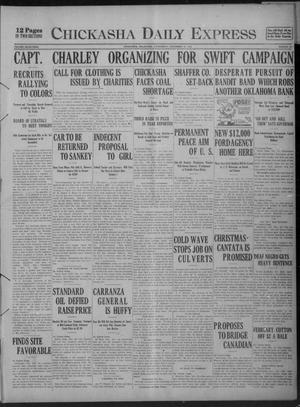 Chickasha Daily Express (Chickasha, Okla.), Vol. 17, No. 301, Ed. 1 Wednesday, December 20, 1916