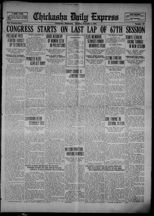 Chickasha Daily Express (Chickasha, Okla.), Vol. 23, No. 197, Ed. 1 Monday, December 4, 1922