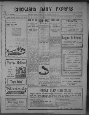 Chickasha Daily Express (Chickasha, Indian Terr.), Vol. 11, No. 147, Ed. 1 Friday, June 13, 1902