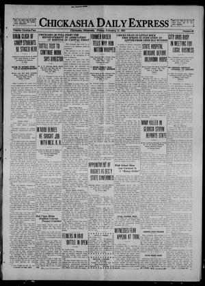 Chickasha Daily Express (Chickasha, Okla.), Vol. 22, No. 36, Ed. 1 Friday, February 11, 1921