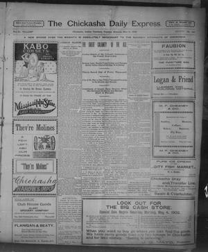 The Chickasha Daily Express. (Chickasha, Indian Terr.), Vol. 11, No. 120, Ed. 1 Tuesday, May 13, 1902
