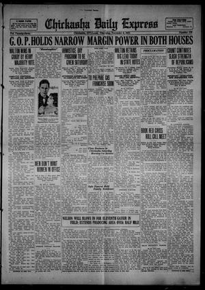 Chickasha Daily Express (Chickasha, Okla.), Vol. 23, No. 176, Ed. 1 Thursday, November 9, 1922