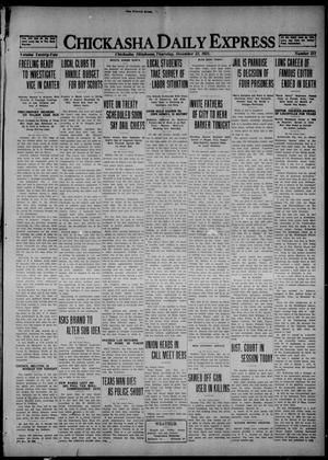 Chickasha Daily Express (Chickasha, Okla.), Vol. 22, No. 211, Ed. 1 Thursday, December 22, 1921
