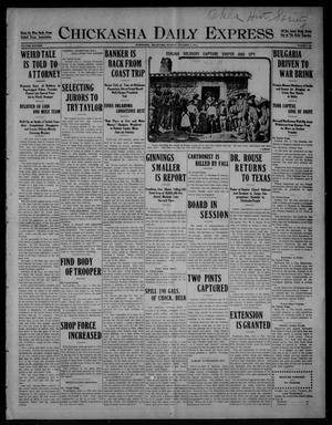 Chickasha Daily Express (Chickasha, Okla.), Vol. SIXTEEN, No. 265, Ed. 1 Monday, October 4, 1915
