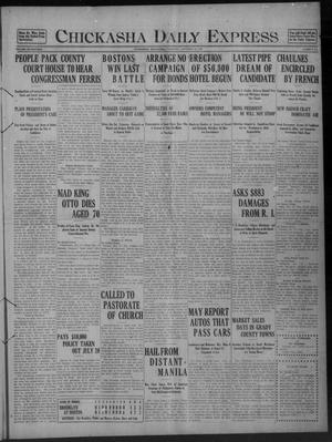Chickasha Daily Express (Chickasha, Okla.), Vol. 17, No. 243, Ed. 1 Thursday, October 12, 1916