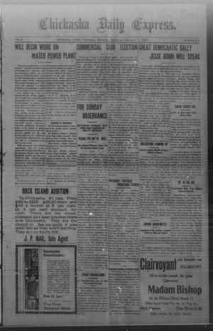 Chickasha Daily Express. (Chickasha, Indian Terr.), Vol. 8, No. 5, Ed. 1 Monday, January 7, 1907