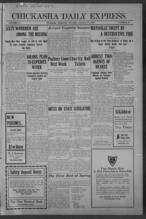 Chickasha Daily Express. (Chickasha, Okla.), Vol. 10, No. 18, Ed. 1 Thursday, January 21, 1909