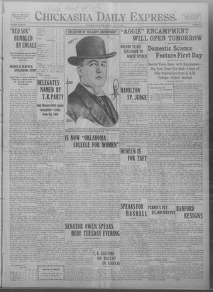 Chickasha Daily Express. (Chickasha, Okla.), Vol. THIRTEEN, No. 173, Ed. 1 Monday, July 22, 1912