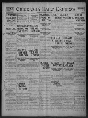 Chickasha Daily Express (Chickasha, Okla.), Vol. 17, No. 245, Ed. 1 Saturday, October 14, 1916