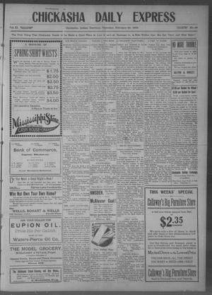 Chickasha Daily Express (Chickasha, Indian Terr.), Vol. 11, No. 48, Ed. 1 Thursday, February 26, 1903
