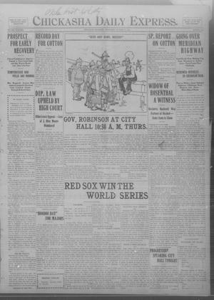 Chickasha Daily Express. (Chickasha, Okla.), Vol. THIRTEEN, No. 245, Ed. 1 Wednesday, October 16, 1912
