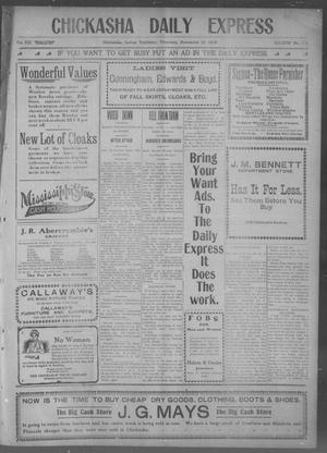Chickasha Daily Express. (Chickasha, Indian Terr.), Vol. 12, No. 175, Ed. 1 Thursday, November 19, 1903
