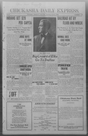 Chickasha Daily Express. (Chickasha, Okla.), Vol. 9, No. 135, Ed. 1 Saturday, June 6, 1908