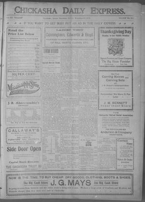 Chickasha Daily Express. (Chickasha, Indian Terr.), Vol. 12, No. 180, Ed. 1 Friday, November 27, 1903