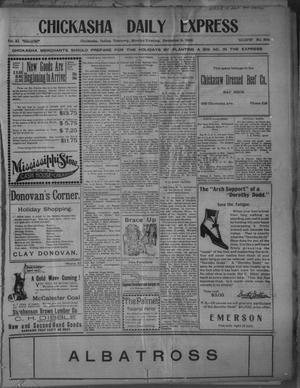 Chickasha Daily Express (Chickasha, Indian Terr.), Vol. 11, No. 304, Ed. 1 Monday, December 8, 1902