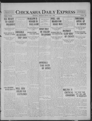 Chickasha Daily Express (Chickasha, Okla.), Vol. 20, No. 160, Ed. 1 Monday, July 7, 1919